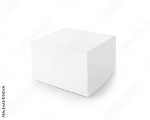 empty white box on white background © sangsiripech