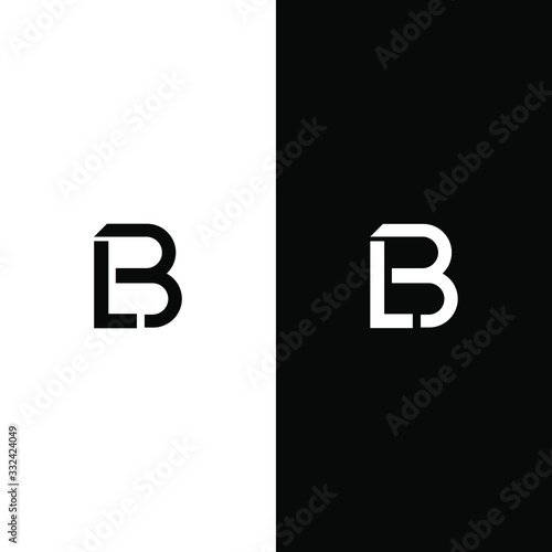 LB Letter Logo company simple design