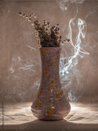 vase with flowers