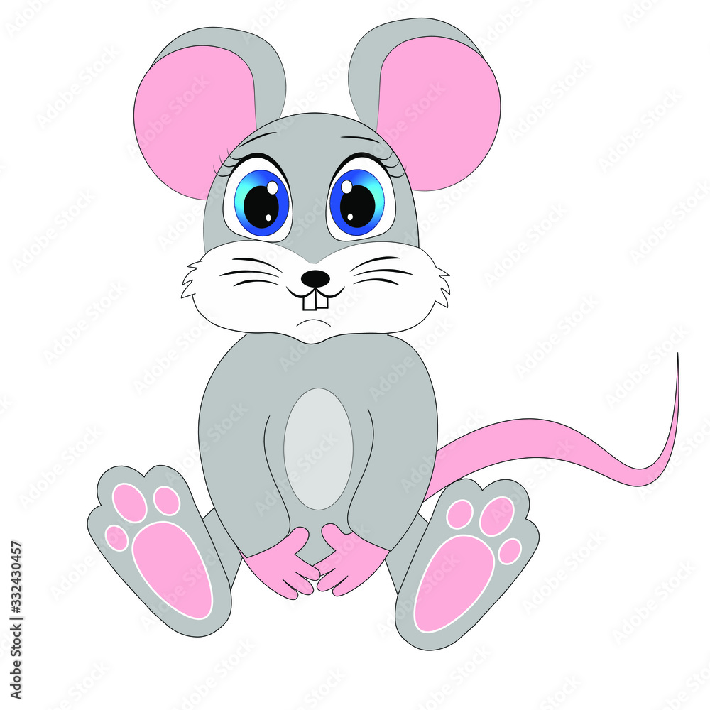 cute mouse cartoon character illustration cute mouse cartoon character illustration