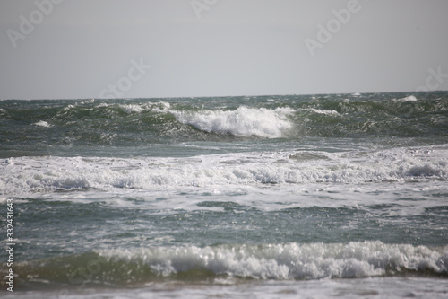 waves on the beach