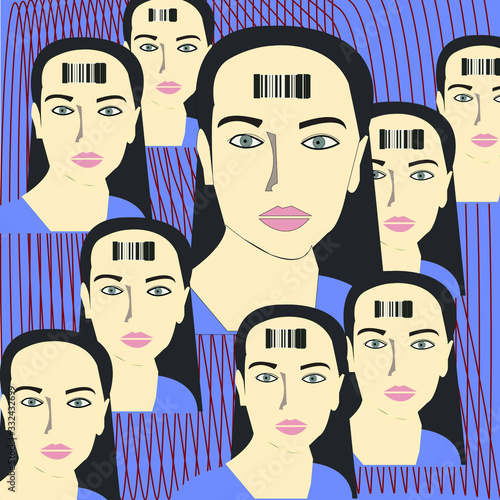 People, gente, barcode