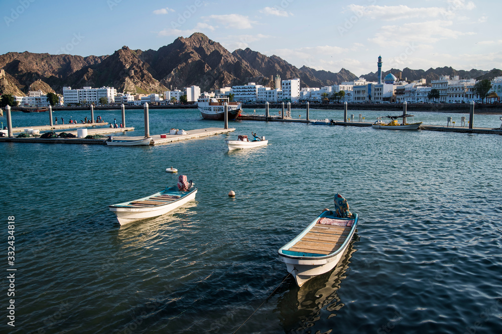 Obraz premium Muscat Harbor Oman