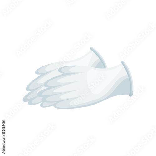 Cartoon medical gloves for personal hygiene. vector illustration