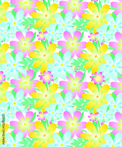 Flower texture vector design illustration