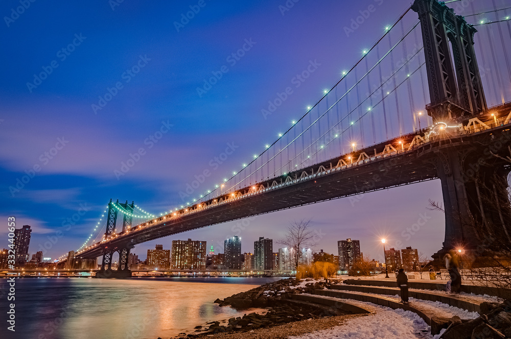 Fototapeta premium Manhattan Bridge in New York, United States.