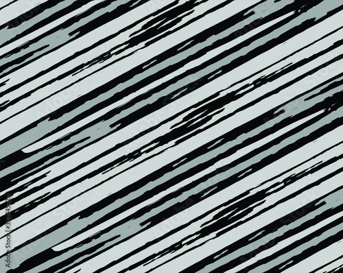 Abstract background with optical illusion wave. Black and white horizontal lines with wavy distortion effect for prints, web pages, template, posters, monochrome backgrounds and pattern
