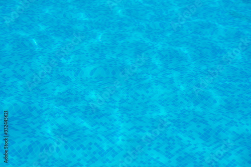 piscina de natación con agua y sin personas © Paula Scavarelli