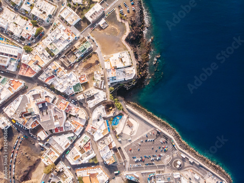 Aerial View Puerto Del Carmen  Canary Islands  Spain