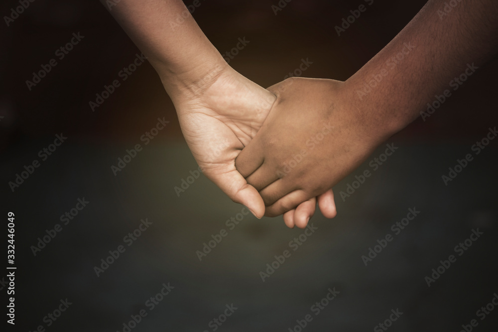 Men and women shake hands Men and women shake hands