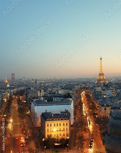 night lights in Paris