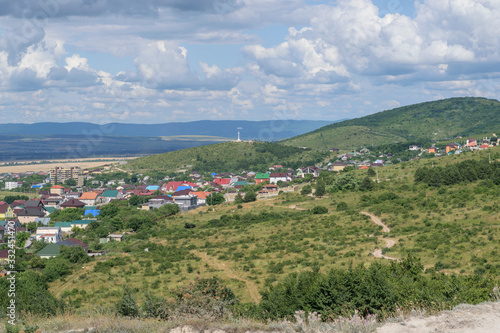 Wallpaper Mural village in the mountains Torontodigital.ca