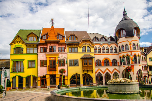 Europe Square in Komarno. Slovakia photo