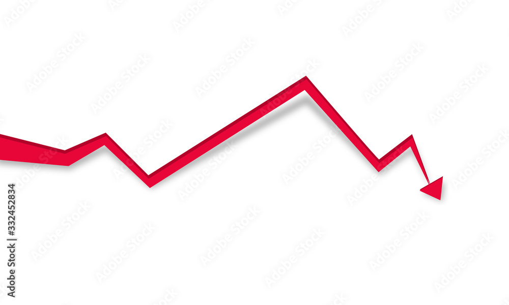 Pfeil Crash Rot Business Abwärts Trend Index Symbol Zeichen Pfeil Crash Rot Business Abwärts Trend Index Symbol Zeichen