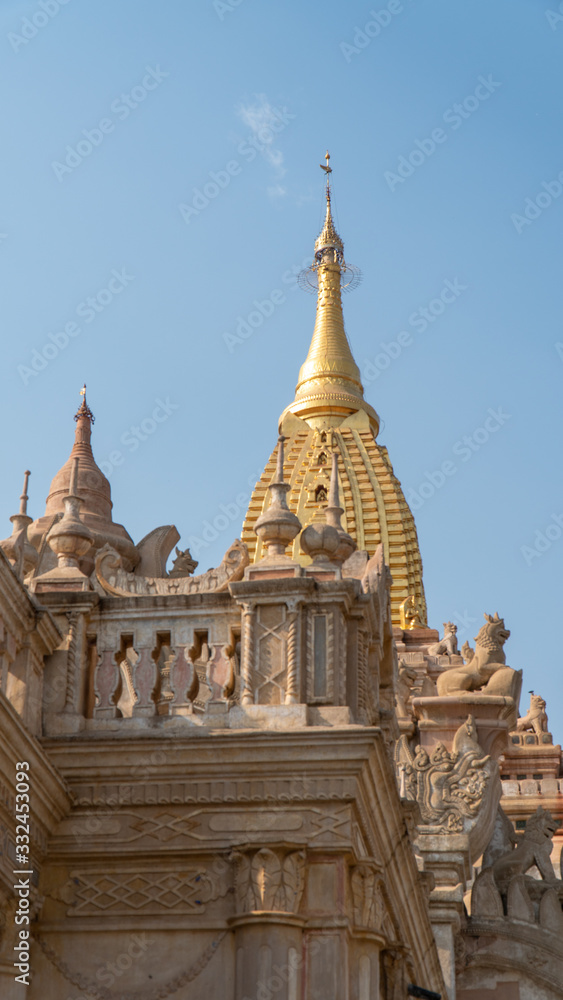 Ananda Temple architectural detail Ananda Temple architectural detail