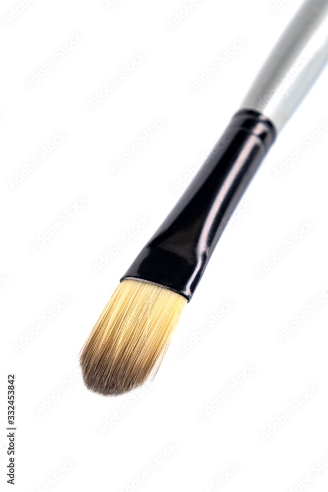 New paint brush isolated on white background New paint brush isolated on white background
