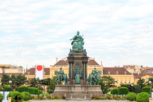 Vienna, Austria. Maria Theresa Monument, Archduke of Austria and Empress of the Holy Roman Empire. Maria Theresa ruled in the Habsburg Monarchy in 1740-1780. The monument was erected in 1888 photo