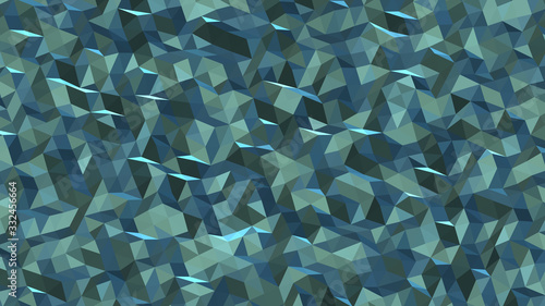 Abstract polygonal background, Cadet Blue geometric vector