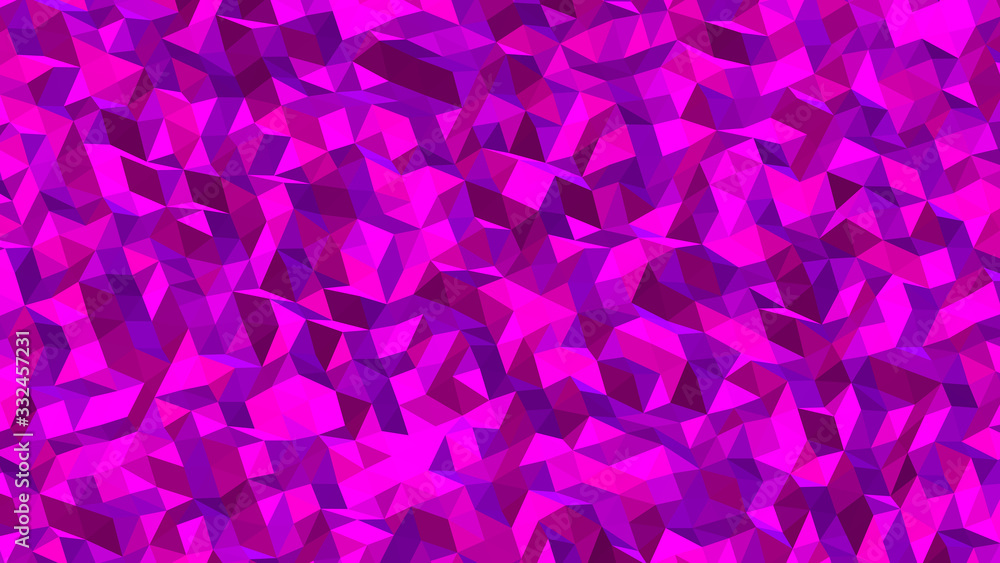 Abstract polygonal background, Fuchsia geometric vector