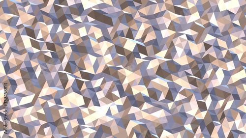 Abstract polygonal background  Seashell geometric vector
