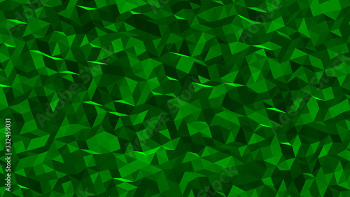 Abstract polygonal background, Web Green geometric vector