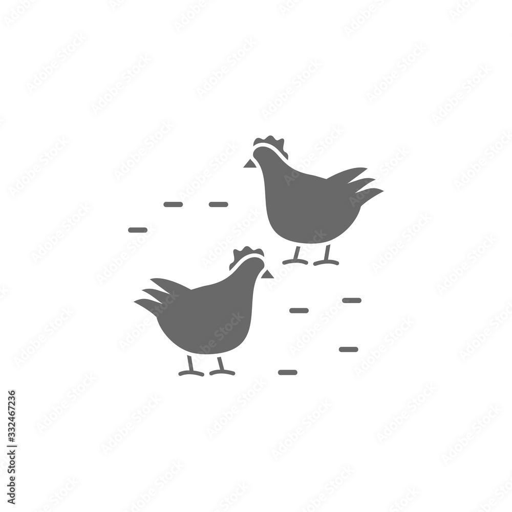 Chicken, farming icon. Simple vector agriculture icons for ui and ux, website or mobile application Chicken, farming icon. Simple vector agriculture icons for ui and ux, website or mobile application