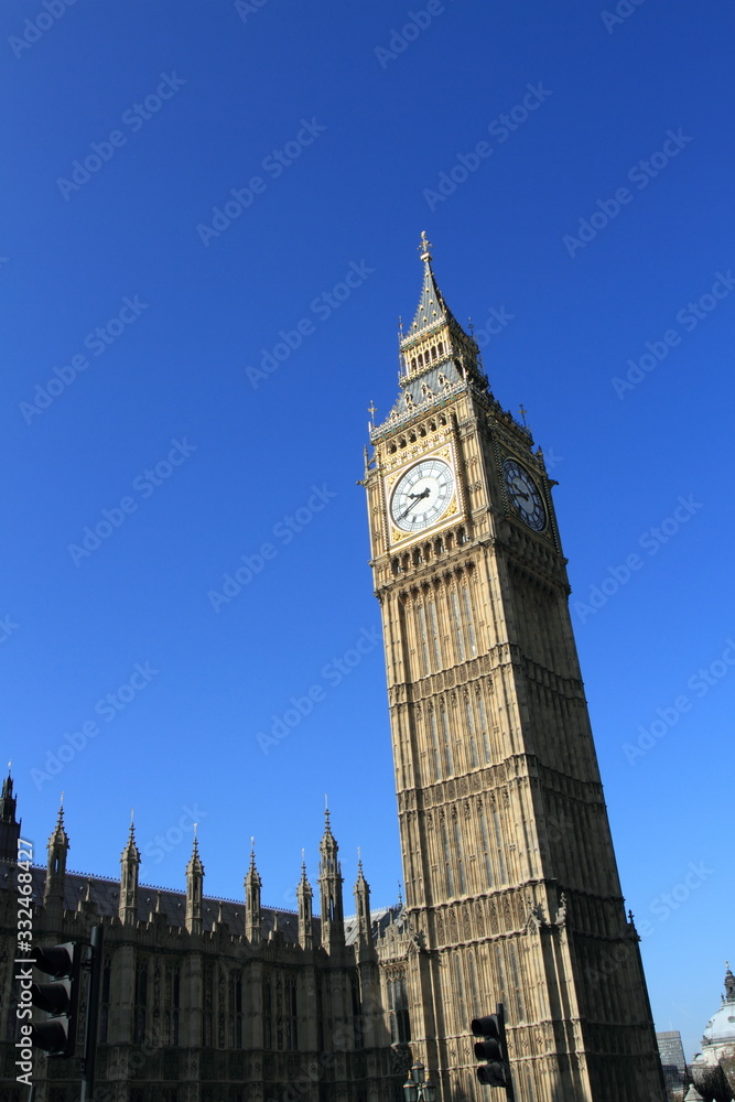 Big Ben and Westminster Palace in London UK