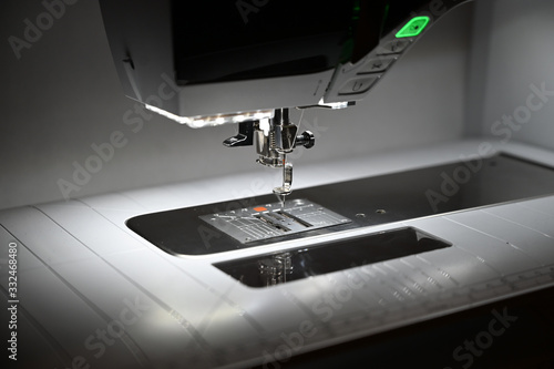 Sewing machine. Embroidery.