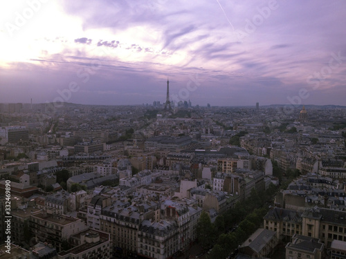 Obraz na płótnie Paris w salonie