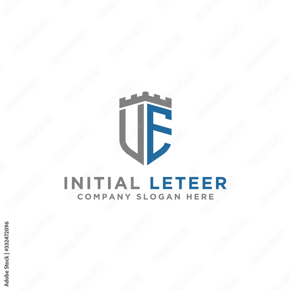 logo design inspiration for companies from the initial letters of the VE logo icon. -Vector logo design inspiration for companies from the initial letters of the VE logo icon. -Vector