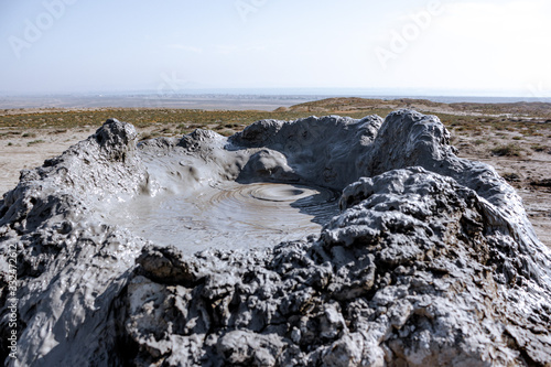 landscape of mud volcanoes