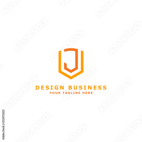 logo design inspiration for companies from the initial letters of the VJ logo icon. -Vector