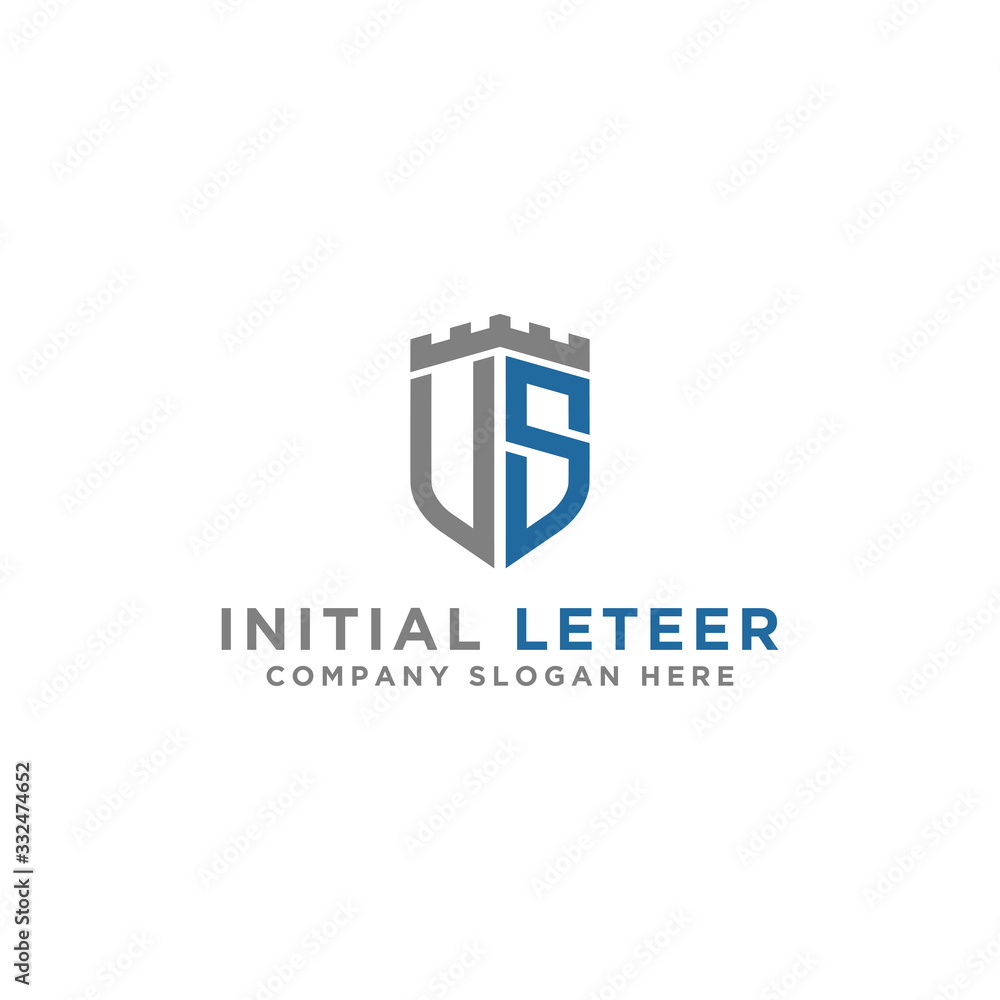 logo design inspiration for companies from the initial letters of the VS logo icon. -Vector logo design inspiration for companies from the initial letters of the VS logo icon. -Vector