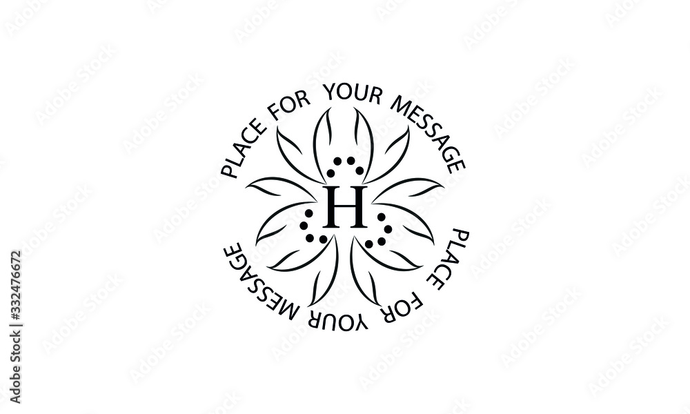 Elegant floral monogram with the letter H. Exquisite, ornamental calligraphic logo for business sign, restaurant, royalty, boutique, cafe, hotel. Elegant floral monogram with the letter H. Exquisite, ornamental calligraphic logo for business sign, restaurant, royalty, boutique, cafe, hotel.