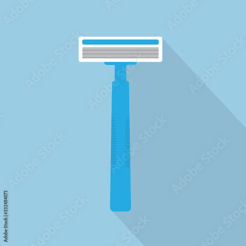male disposable razor icon- vector illustration