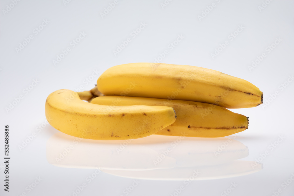 bananas isolated on a white background bananas isolated on a white background