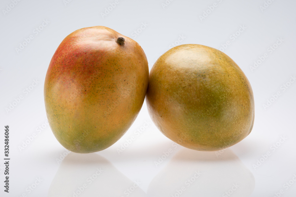 mangos isolated on a white background mangos isolated on a white background