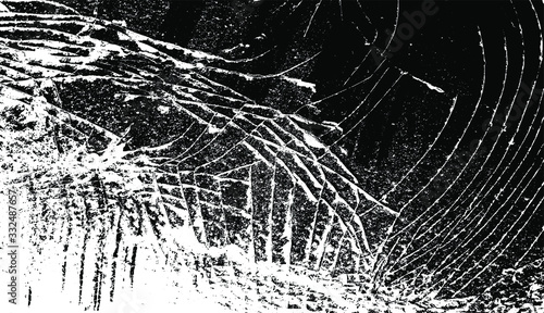 Scratched Grunge Urban Background Texture Vector. Dust Overlay Distress Grainy Grungy Effect. Distressed Backdrop Vector Illustration. Isolated Black on White Background. EPS 10.