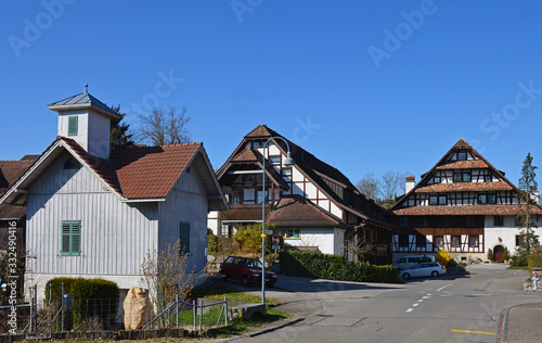 Jonen AG, historischer Dorfkern mit alter Mühle © Waldteufel