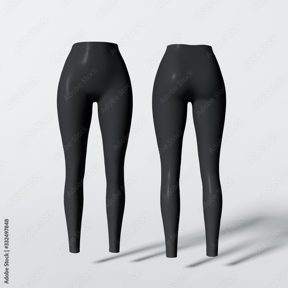 Women lagings mockup 3d rendering Women lagings mockup 3d rendering