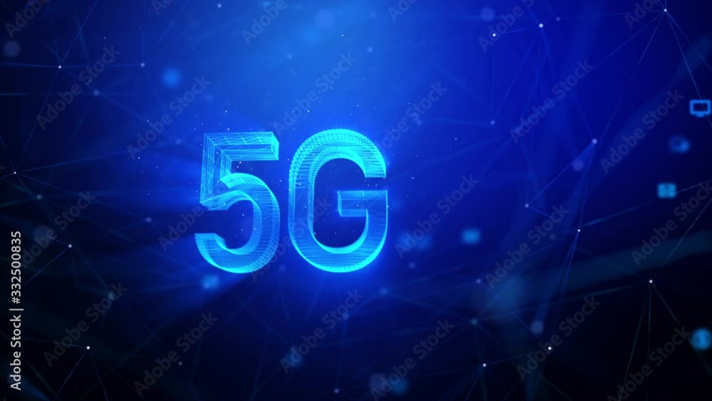 3D rendering 5G with lighting and glow effect for digital and technology concept, with connection line and glitter effect, futuristic creative data generation, dark and grain processed 3D rendering 5G with lighting and glow effect for digital and technology concept, with connection line and glitter effect, futuristic creative data generation, dark and grain processed
