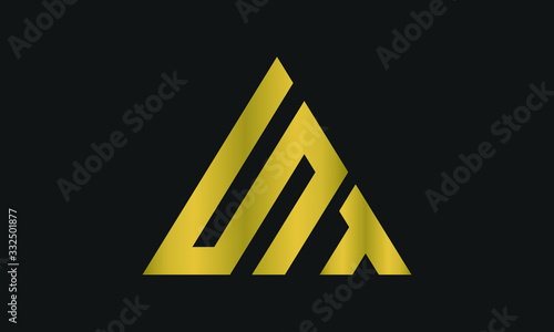 TS, ST Letter Logo Design with Creative Modern Trendy Typography and triangle logo.
