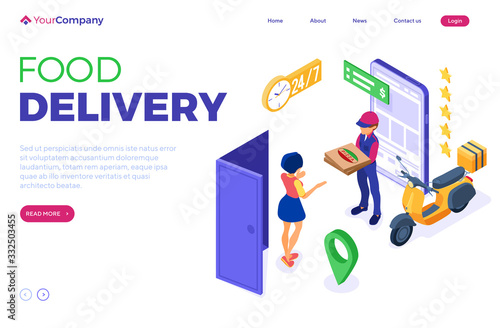 online food order package delivery service
