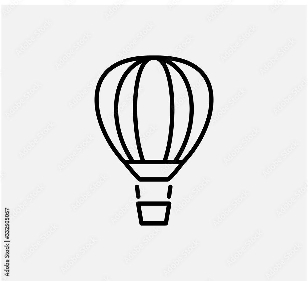 Balloon icon vector logo design template Balloon icon vector logo design template