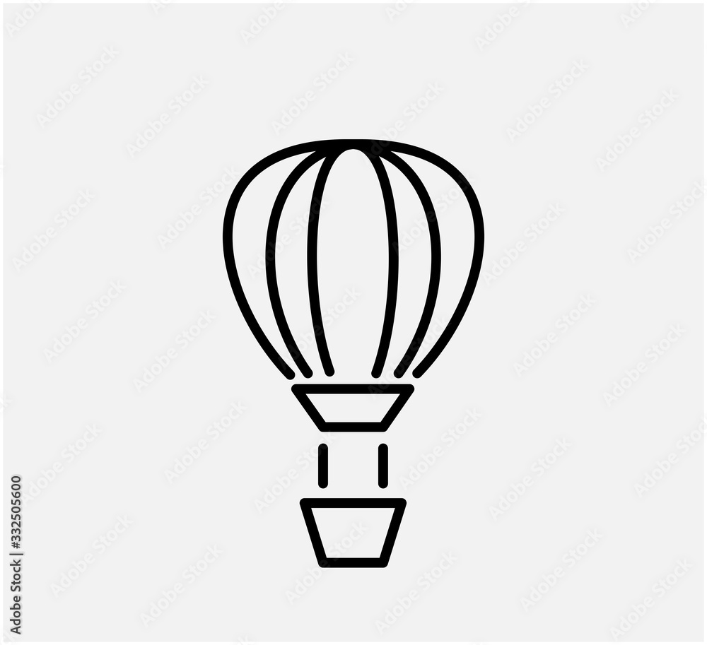 Balloon icon vector logo design template Balloon icon vector logo design template