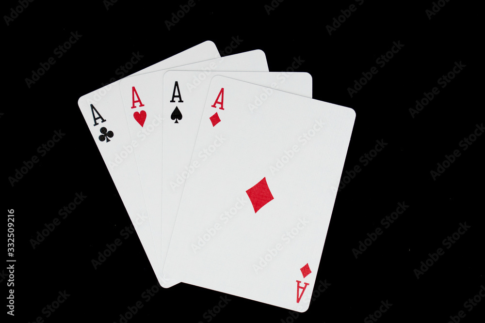 Aces , playing cards