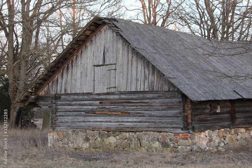wooden barn wooden barn