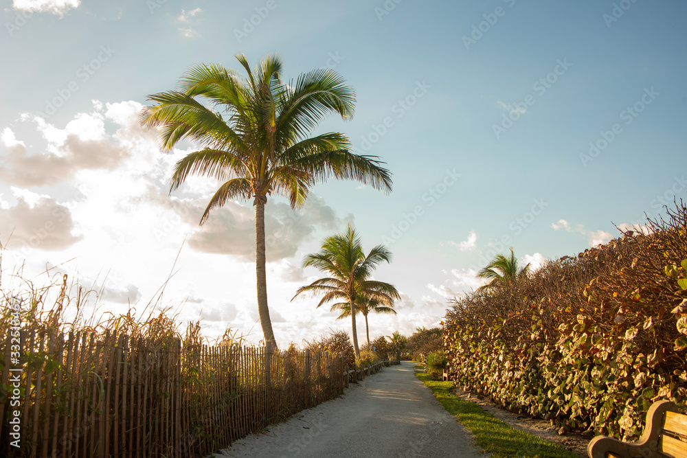 Sunset in Jupiter Florida in the Summer Sunset in Jupiter Florida in the Summer