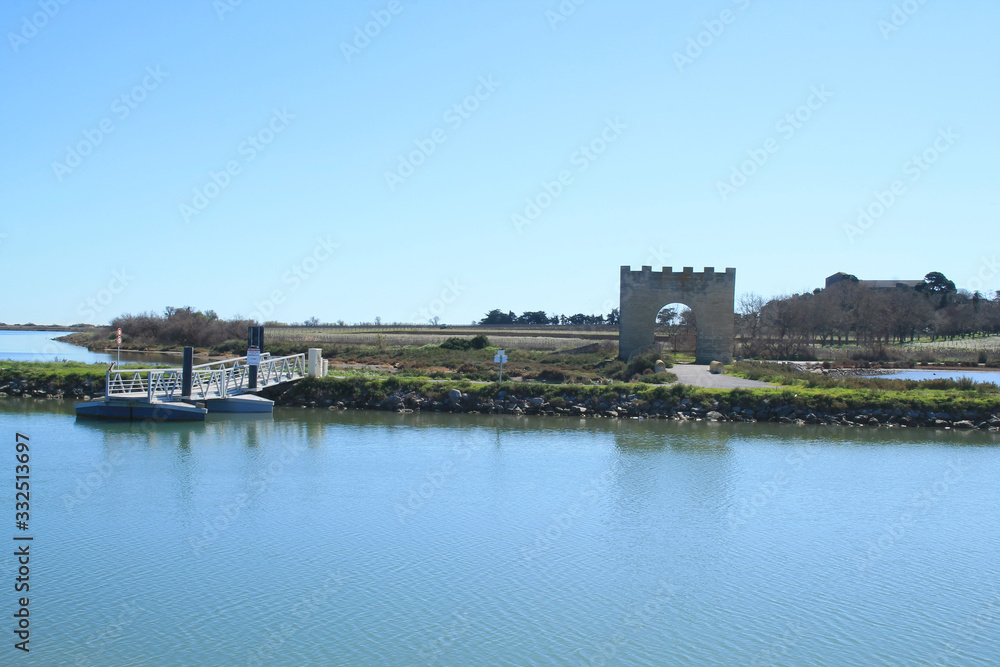 Villeneuve les Maguelone, a seaside resort in the south of Montpellier, Herault, France