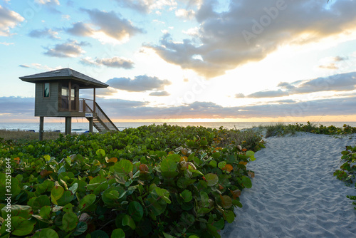 Sunrise in Delray Beach, Florida photo